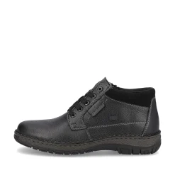 Rieker Low Shoes & Slippers-Men'S Lace-Up Shoes Graphite Black