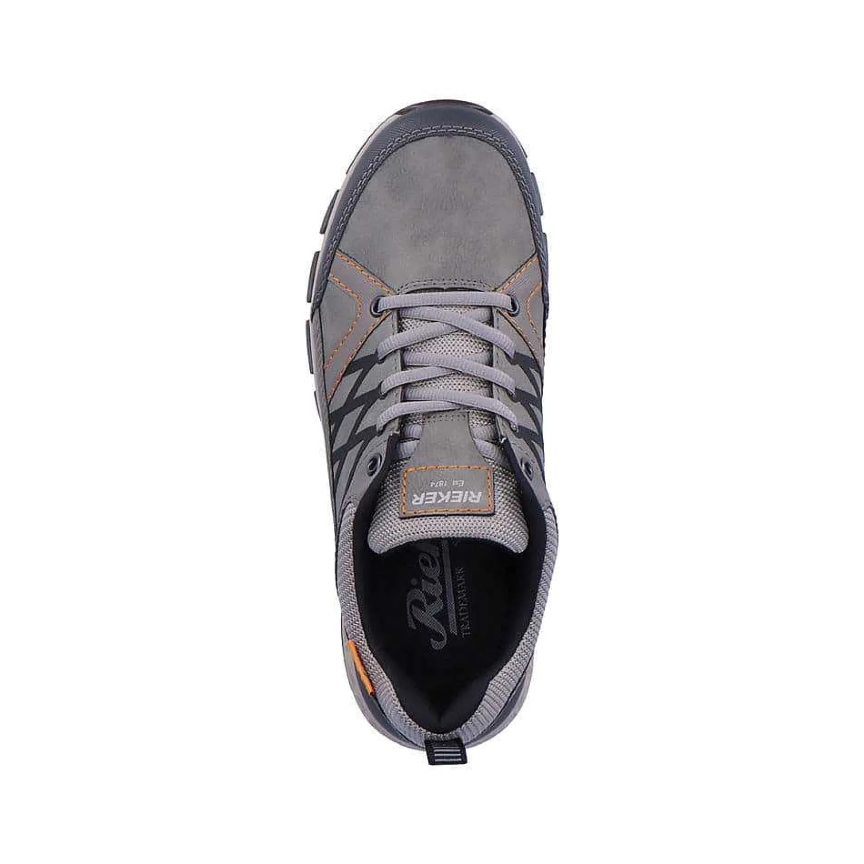 Rieker Low Shoes & Slippers-Men'S Lace-Up Shoes Moon Grey