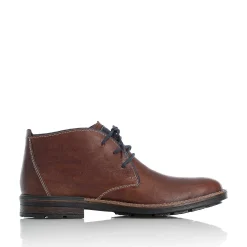 Rieker Low Shoes & Slippers-Men'S Lace-Up Shoes Chestnut Brown