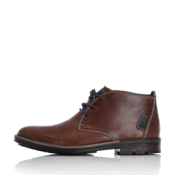 Rieker Low Shoes & Slippers-Men'S Lace-Up Shoes Chestnut Brown