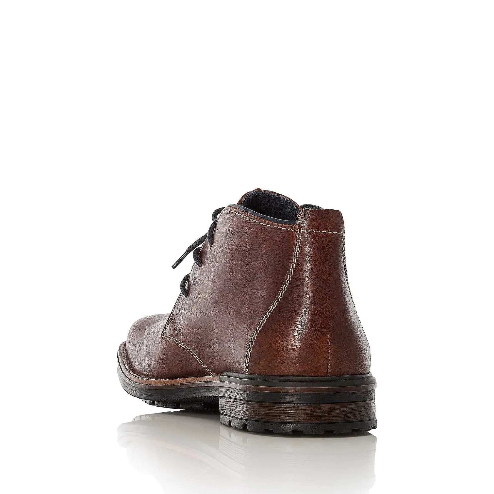 Rieker Low Shoes & Slippers-Men'S Lace-Up Shoes Chestnut Brown