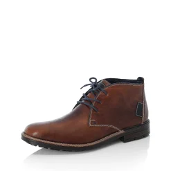 Rieker Low Shoes & Slippers-Men'S Lace-Up Shoes Chestnut Brown