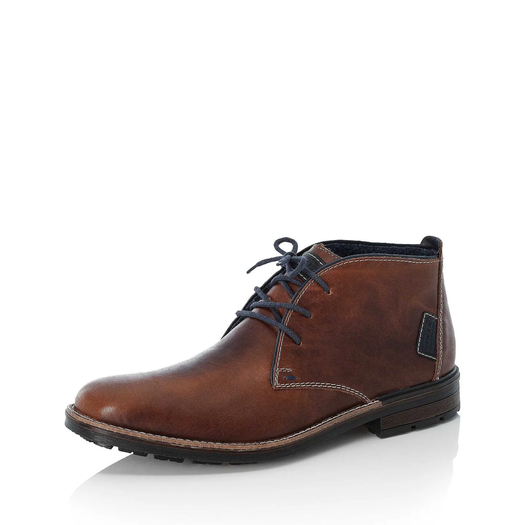 Rieker Low Shoes & Slippers-Men'S Lace-Up Shoes Chestnut Brown