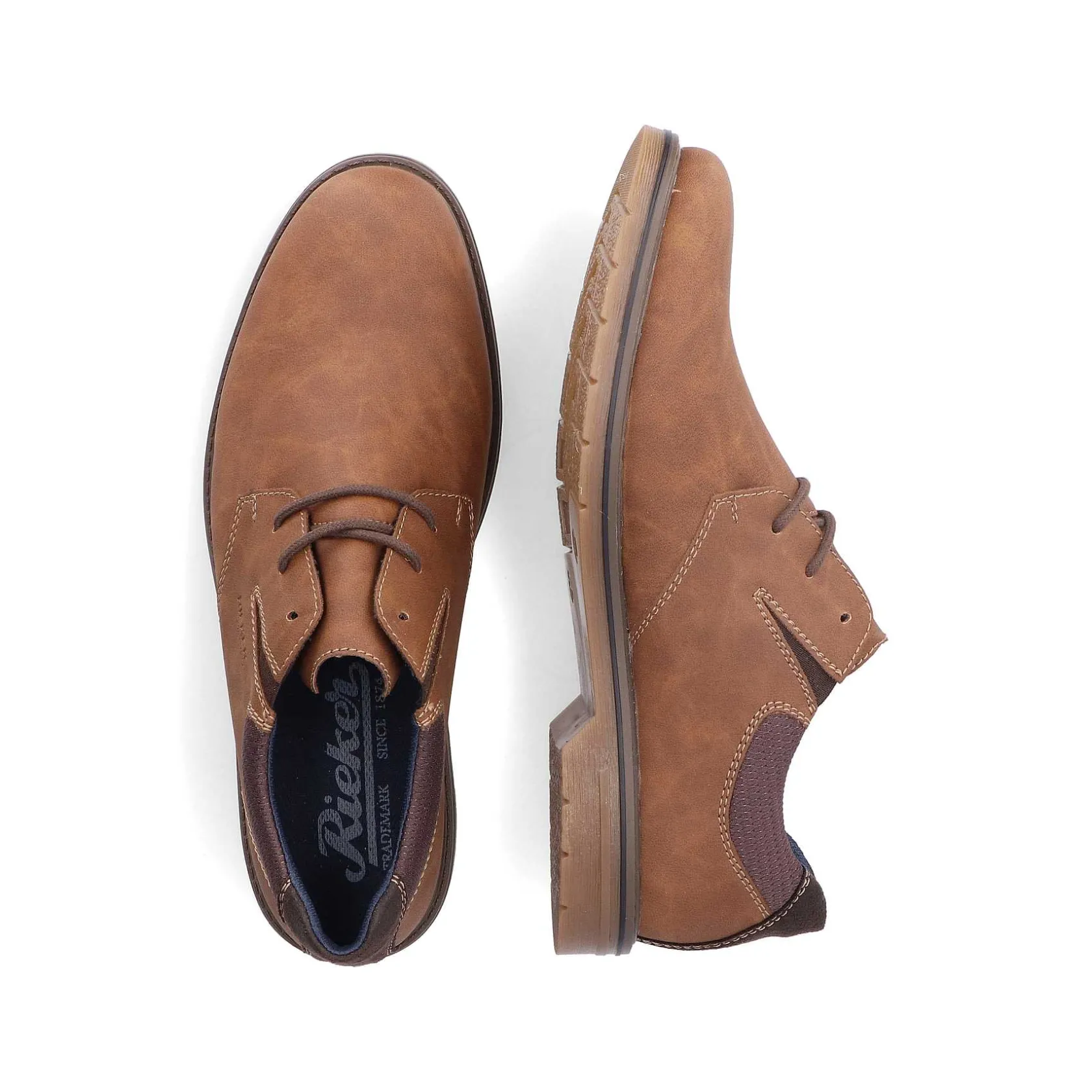 Rieker Low Shoes & Slippers-Men'S Lace-Up Shoes Clay Brown