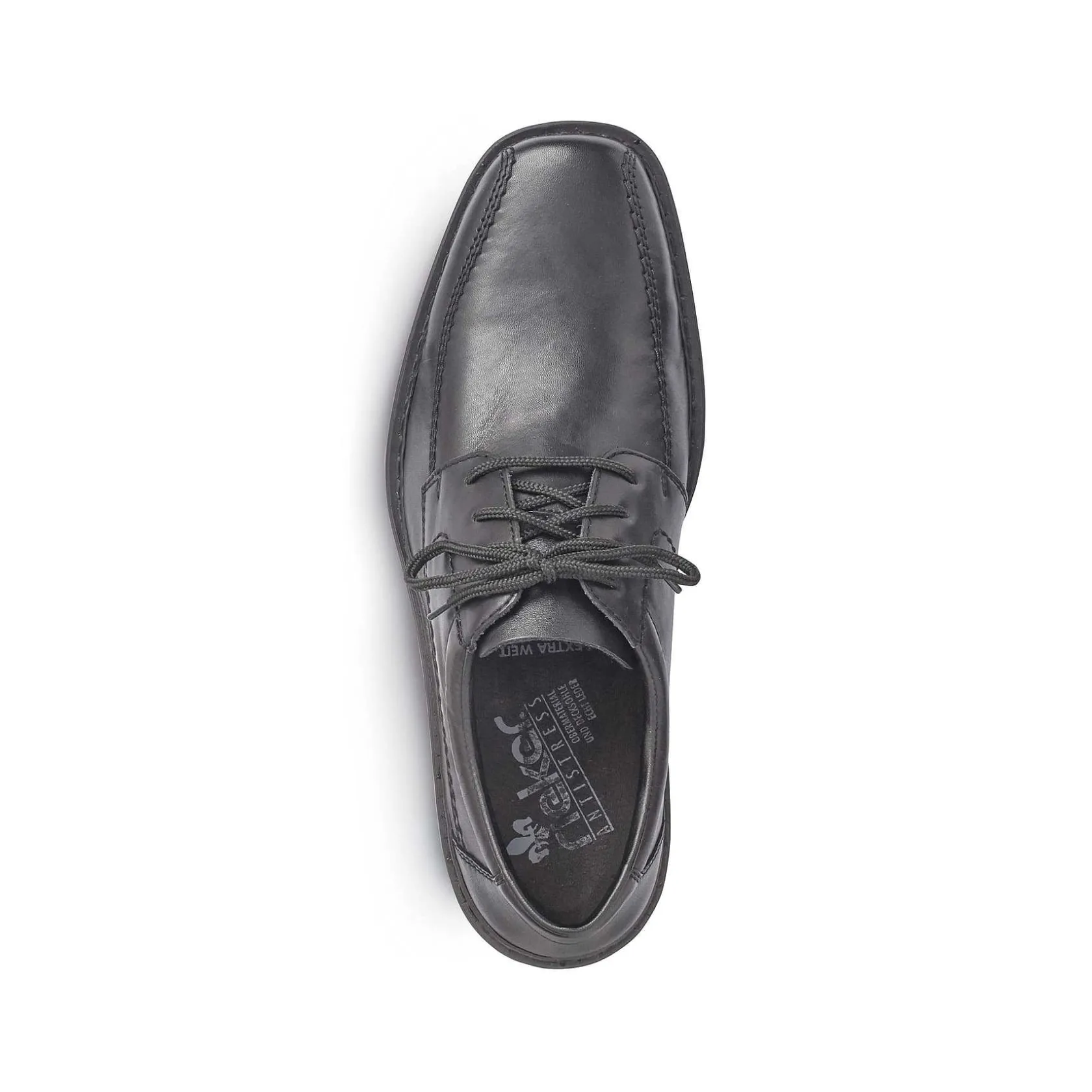 Rieker Business Shoes-Men'S Lace-Up Shoes Glossy Black