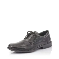 Rieker Business Shoes-Men'S Lace-Up Shoes Glossy Black