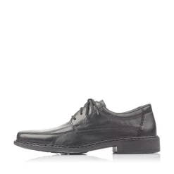 Rieker Business Shoes-Men'S Lace-Up Shoes Glossy Black