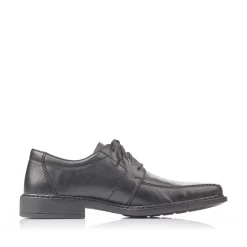 Rieker Business Shoes-Men'S Lace-Up Shoes Glossy Black