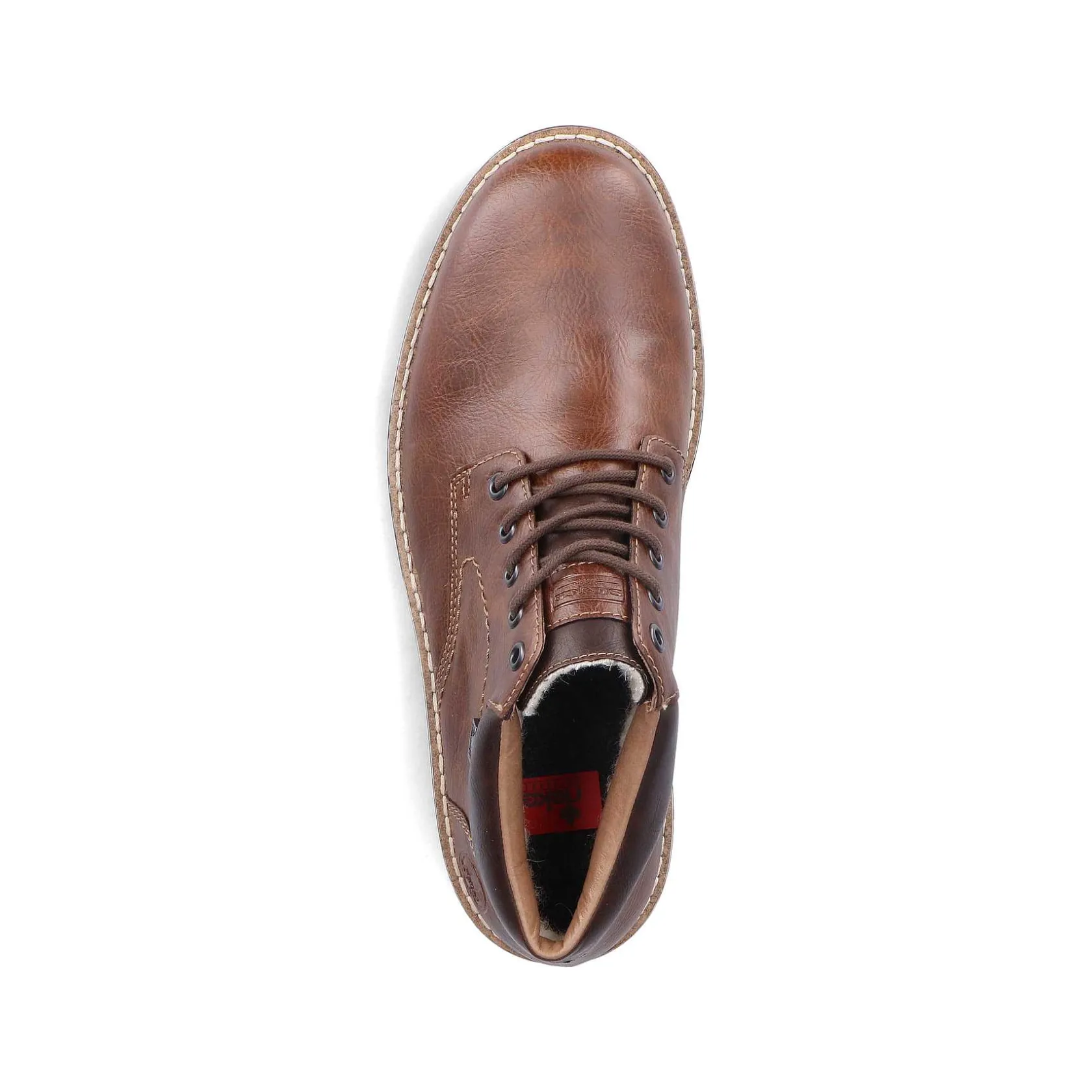 Rieker Low Shoes & Slippers-Men'S Lace-Up Shoes Caramel Brown