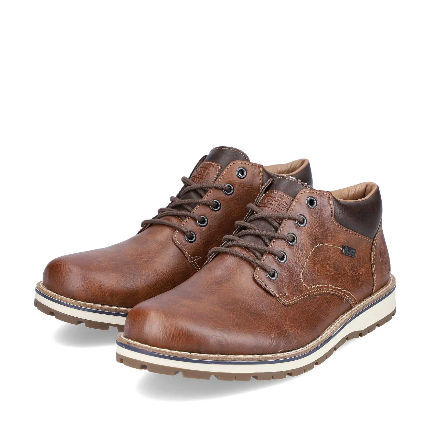 Rieker Low Shoes & Slippers-Men'S Lace-Up Shoes Caramel Brown