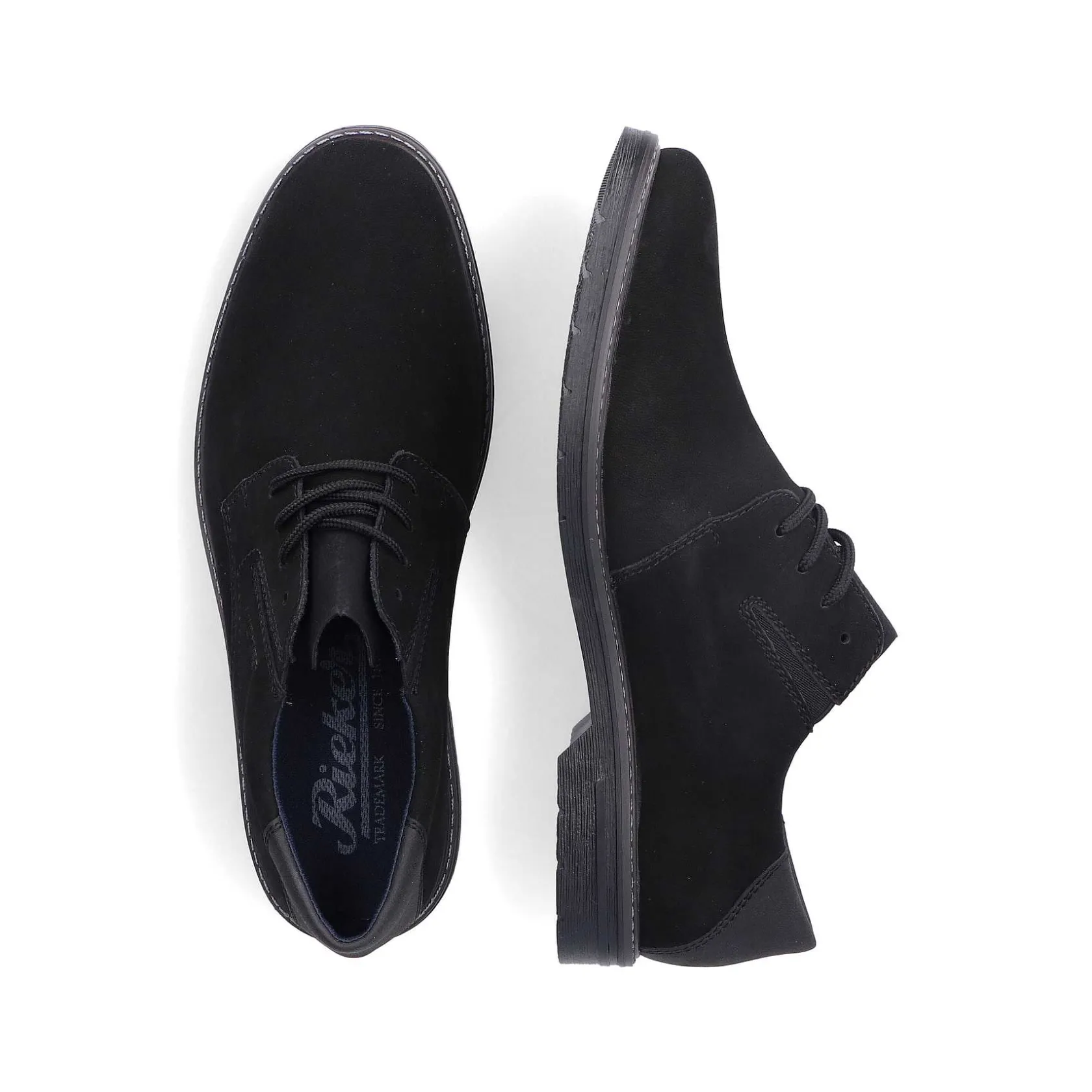 Rieker Low Shoes & Slippers-Men'S Lace-Up Shoes Jet Black