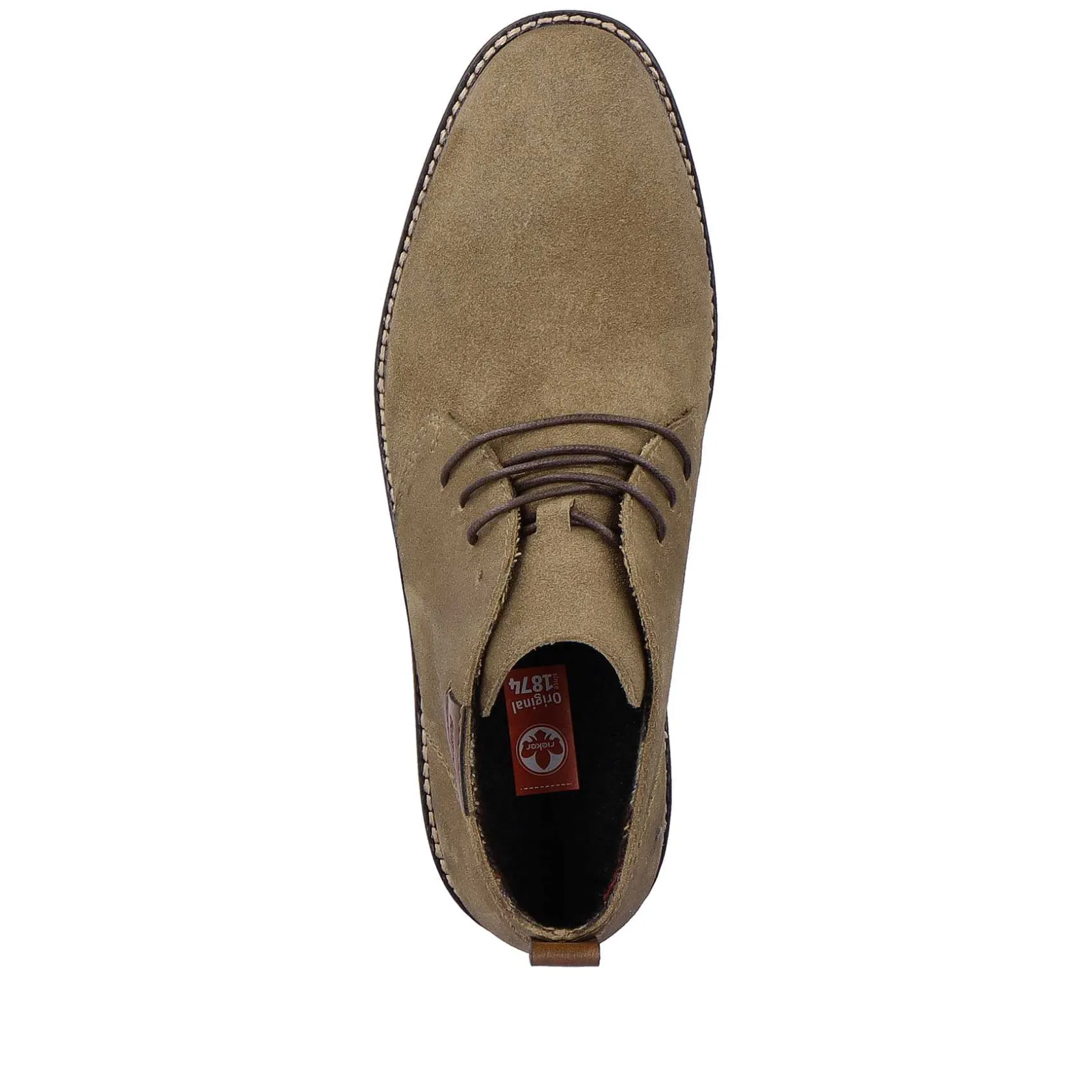 Rieker Low Shoes & Slippers-Men'S Lace-Up Shoes, Khaki Green