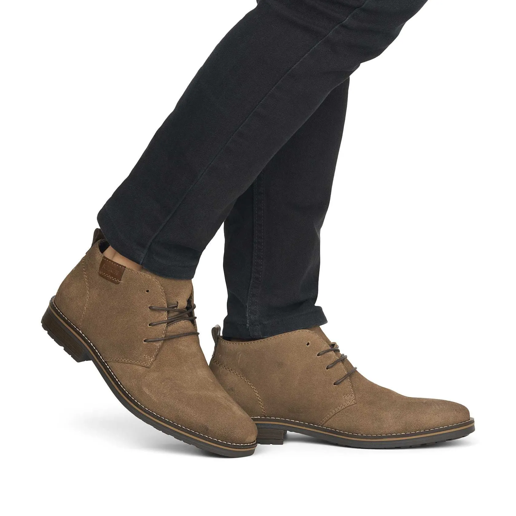 Rieker Low Shoes & Slippers-Men'S Lace-Up Shoes, Khaki Green