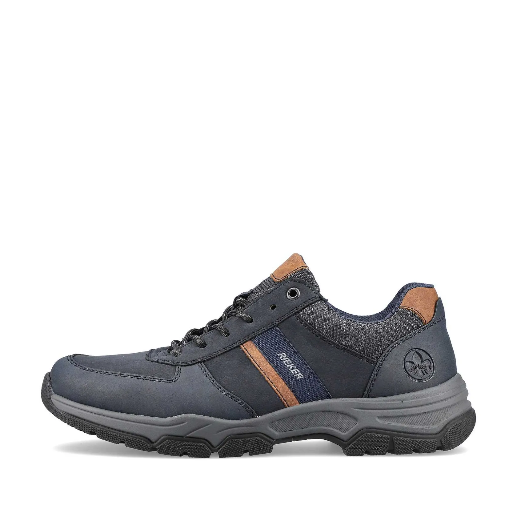 Rieker Low Shoes & Slippers-Men'S Lace-Up Shoes Blue-Brown