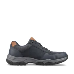 Rieker Low Shoes & Slippers-Men'S Lace-Up Shoes Blue-Brown