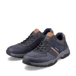 Rieker Low Shoes & Slippers-Men'S Lace-Up Shoes Blue-Brown
