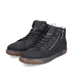 Rieker Low Shoes & Slippers-Men'S Lace-Up Shoes Asphalt Black