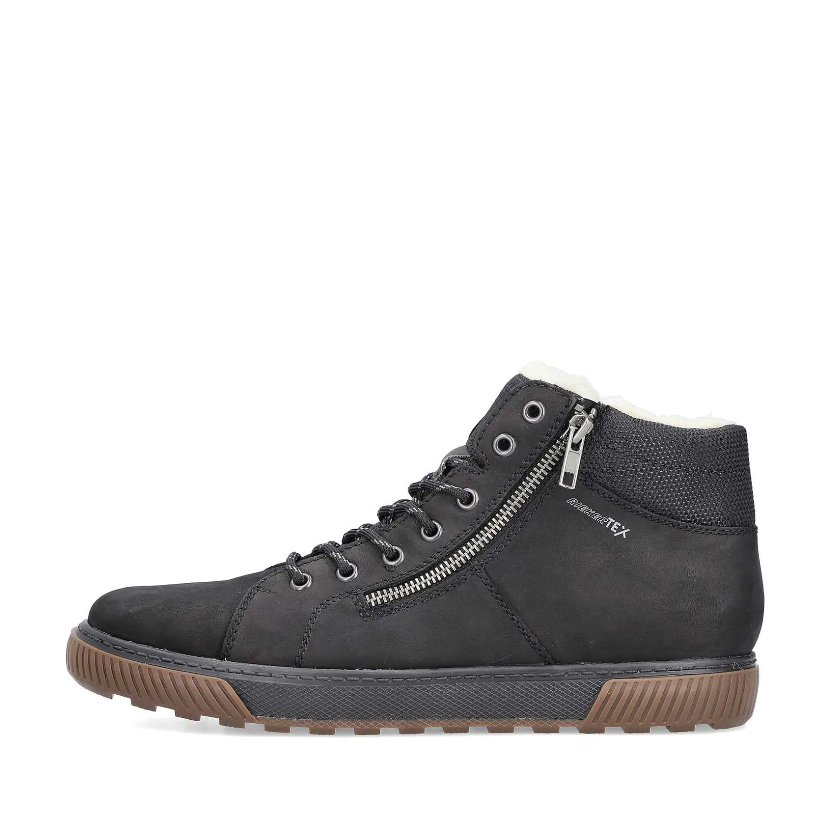 Rieker Low Shoes & Slippers-Men'S Lace-Up Shoes Asphalt Black