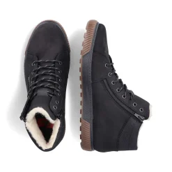 Rieker Low Shoes & Slippers-Men'S Lace-Up Shoes Asphalt Black