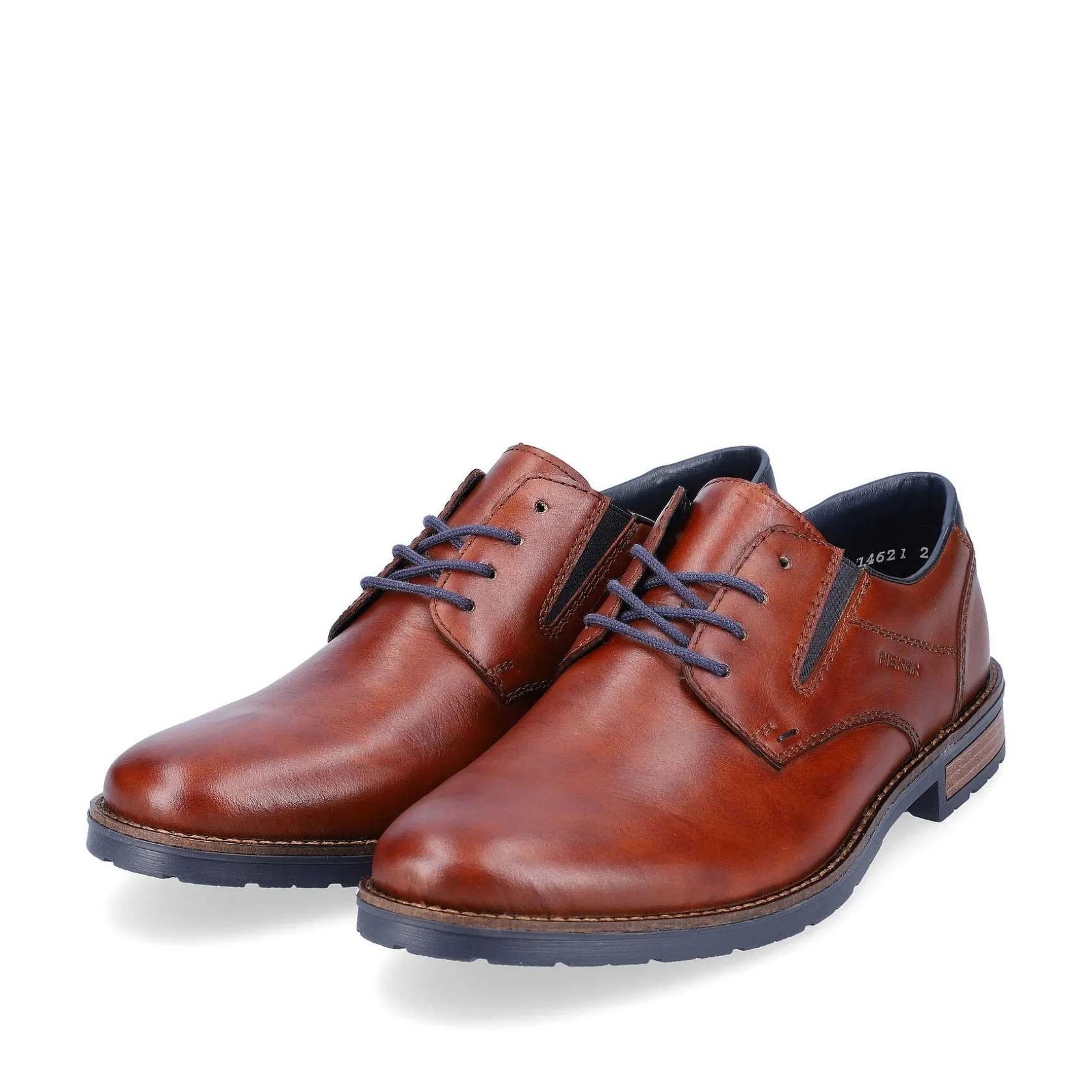 Rieker Business Shoes-Men'S Lace-Up Shoes Chestnut Brown
