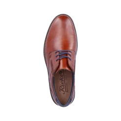 Rieker Business Shoes-Men'S Lace-Up Shoes Chestnut Brown