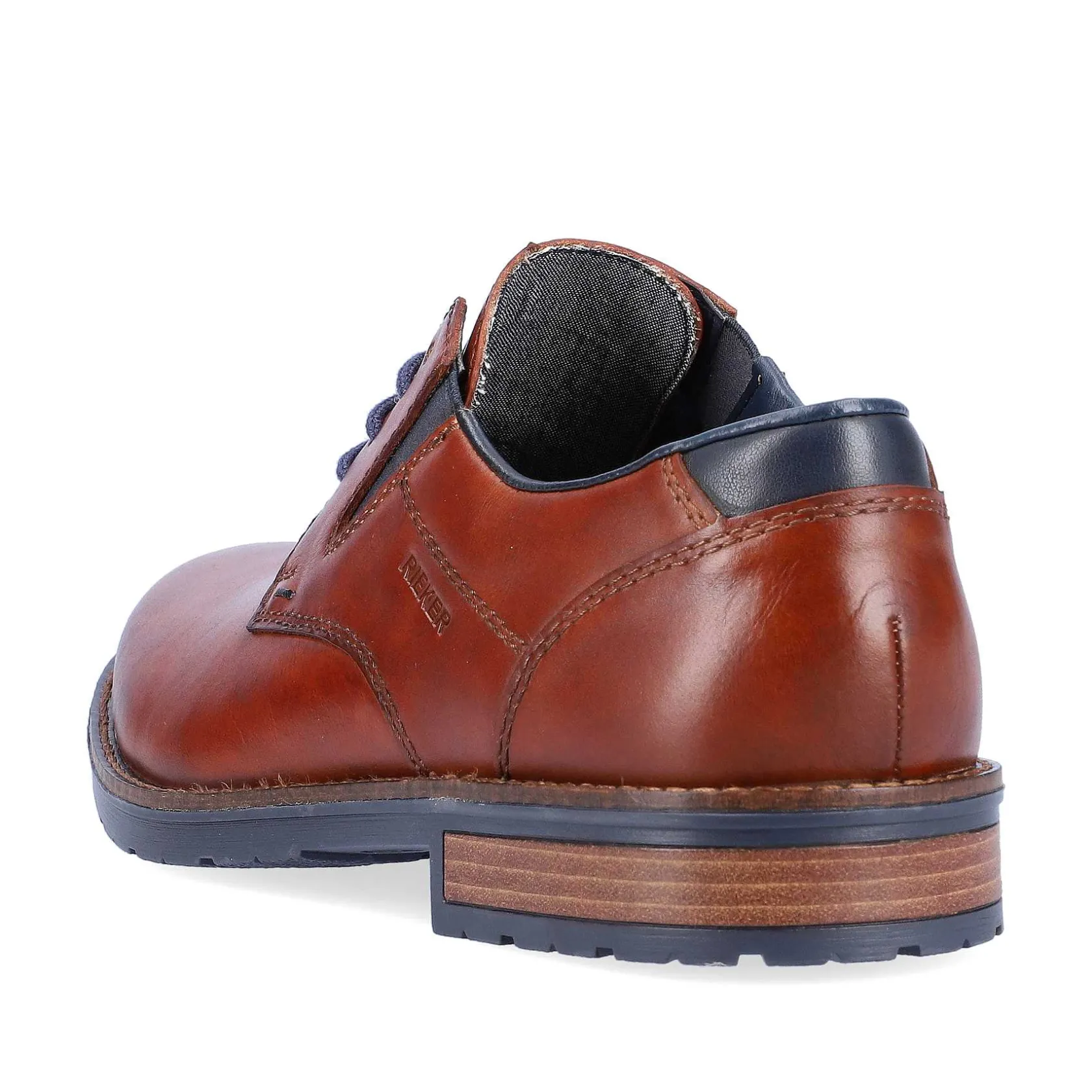 Rieker Business Shoes-Men'S Lace-Up Shoes Chestnut Brown