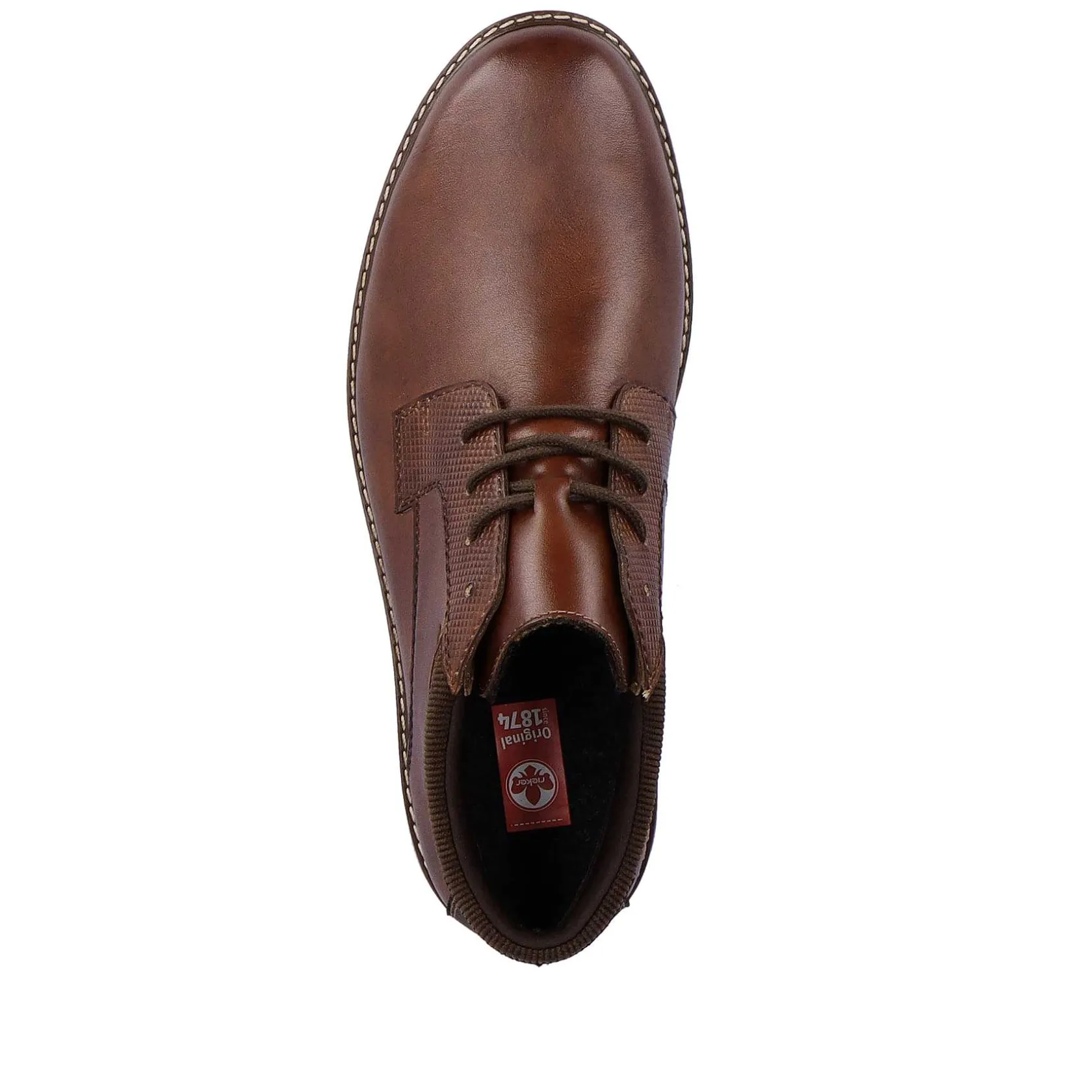 Rieker Low Shoes & Slippers-Men'S Lace-Up Shoes Wood Brown