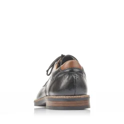 Rieker Business Shoes-Men'S Lace-Up Shoes Glossy Black