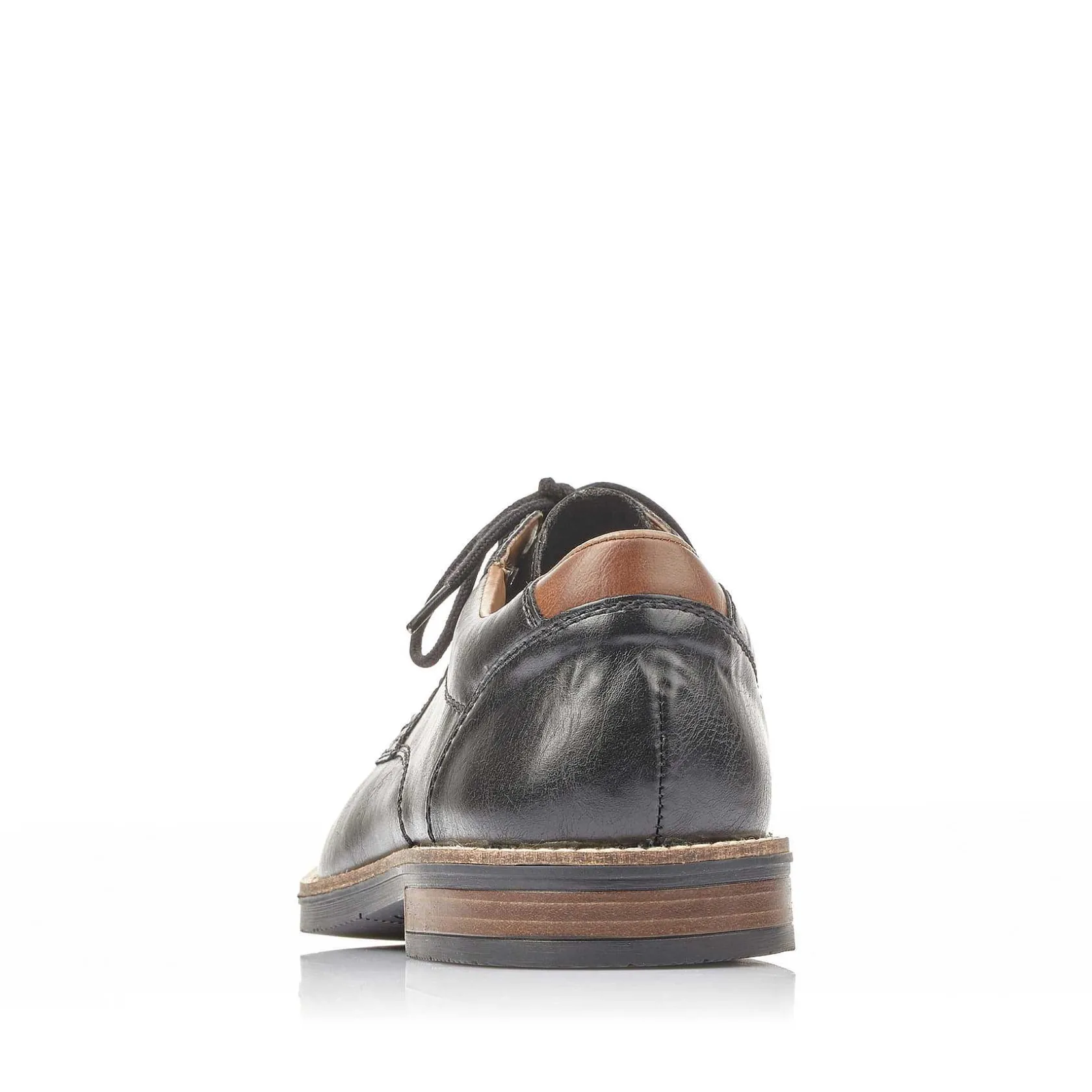Rieker Business Shoes-Men'S Lace-Up Shoes Glossy Black