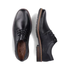 Rieker Low Shoes & Slippers-Men'S Lace-Up Shoes Glossy Black