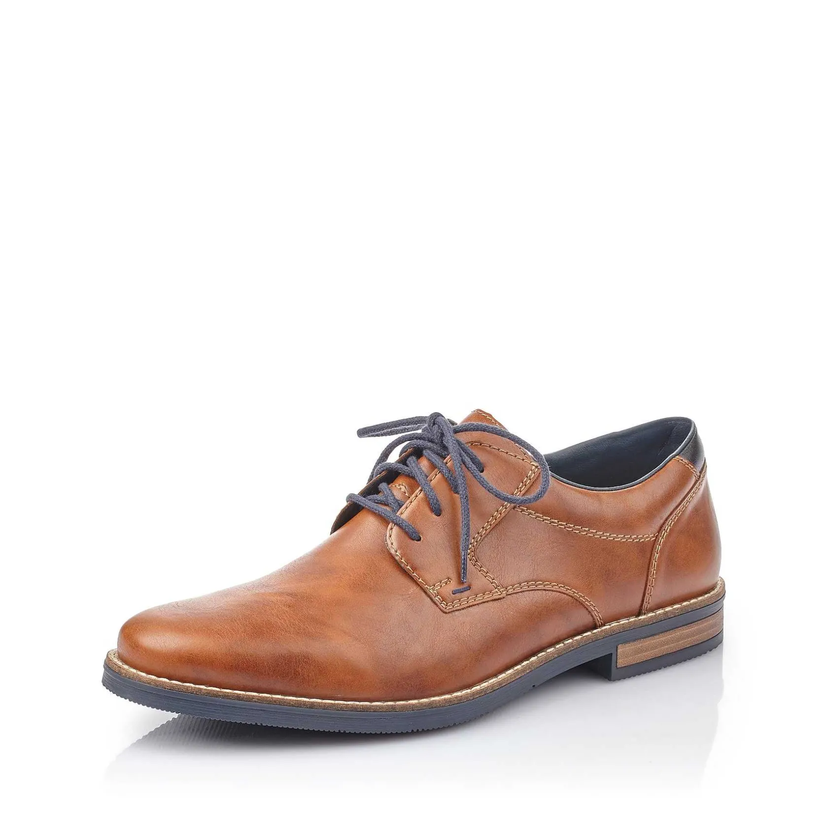 Rieker Business Shoes-Men'S Lace-Up Shoes Caramel Brown