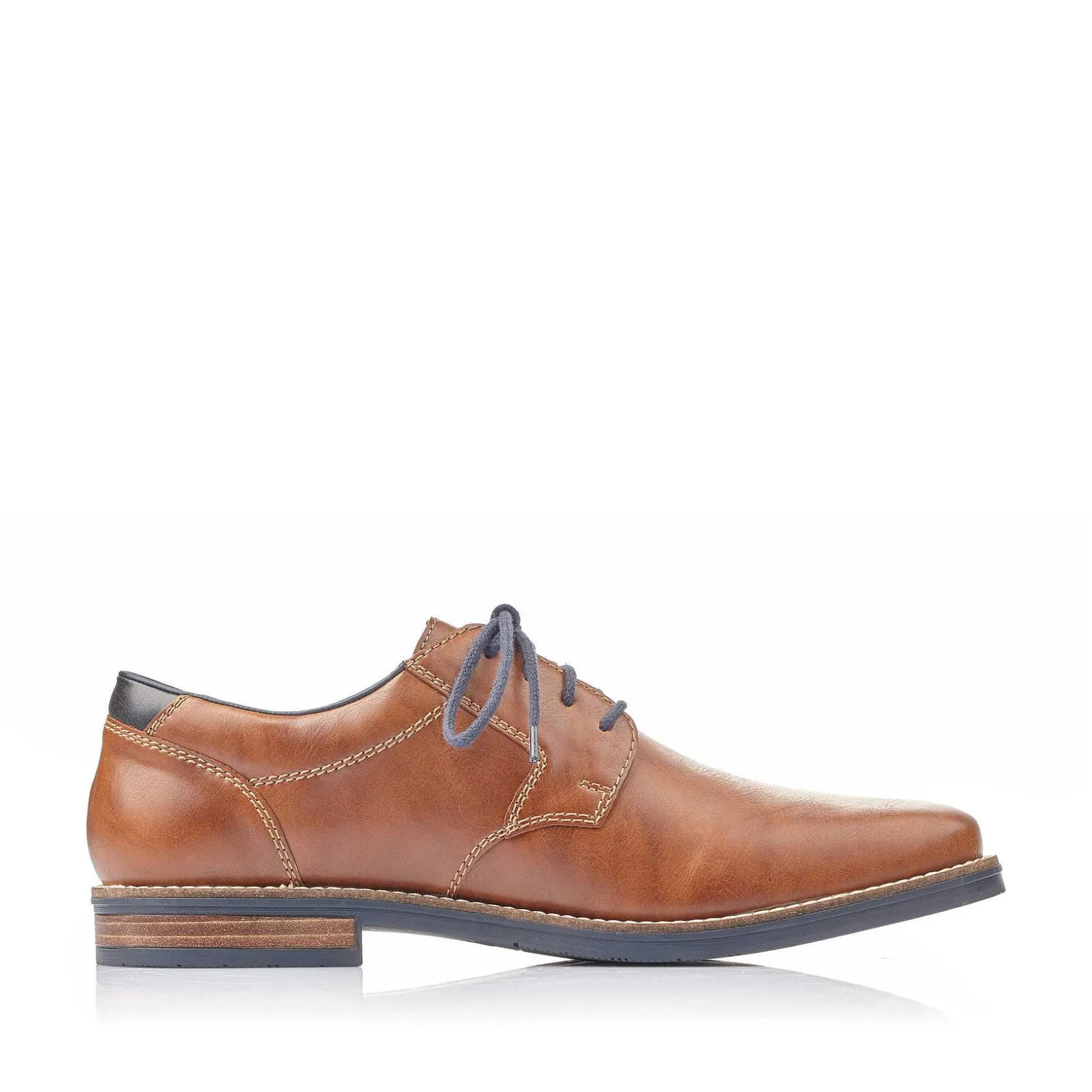 Rieker Business Shoes-Men'S Lace-Up Shoes Caramel Brown