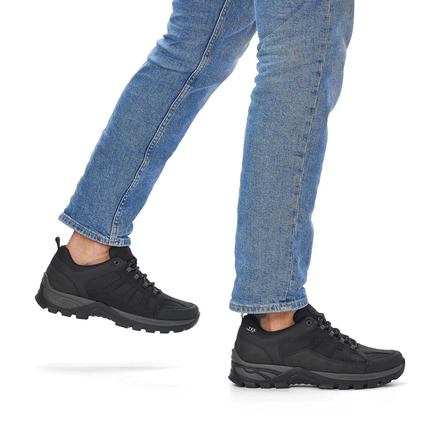Rieker Low Shoes & Slippers-Men'S Lace-Up Shoes Jet Black