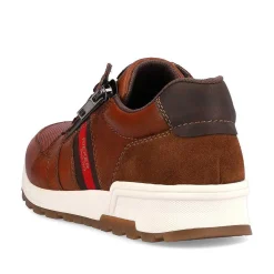Rieker Low Shoes & Slippers-Men'S Lace-Up Shoes Caramel Brown-Fire Red