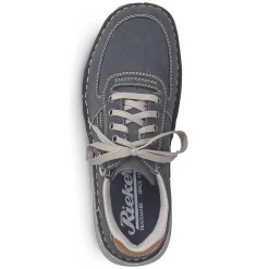 Rieker Low Shoes & Slippers-Men'S Lace-Up Shoes Ocean Blue-Gray