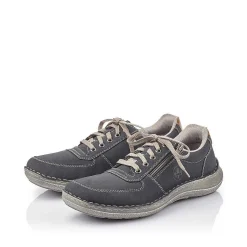 Rieker Low Shoes & Slippers-Men'S Lace-Up Shoes Ocean Blue-Gray