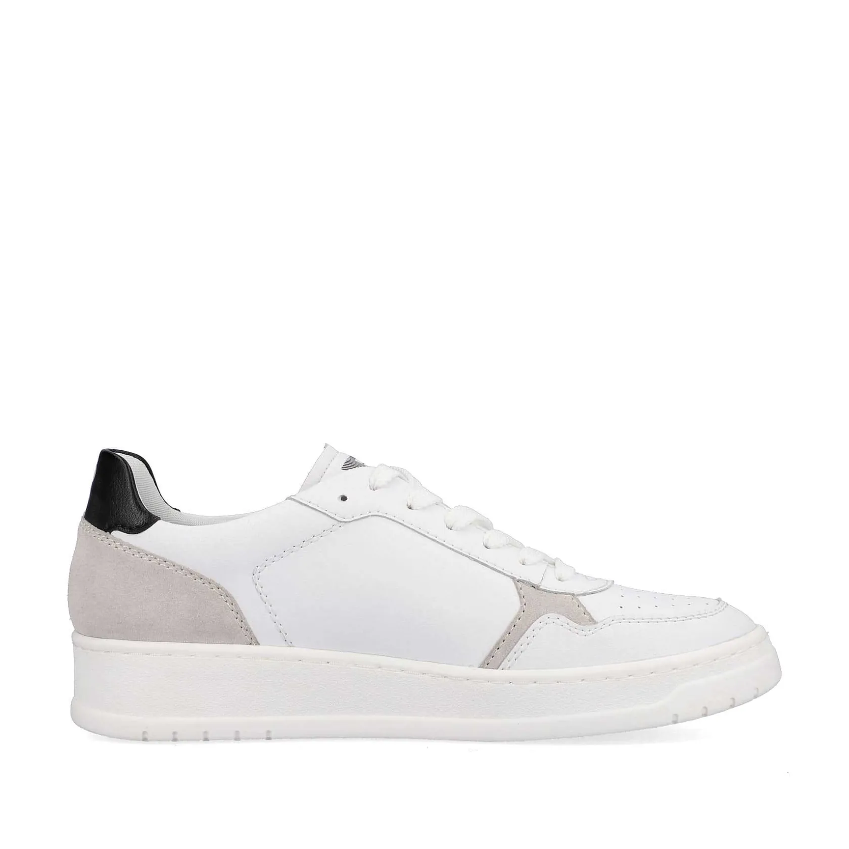 Rieker Sneakers-Men'S Low Sneaker Brilliant-White Graphite-Grey
