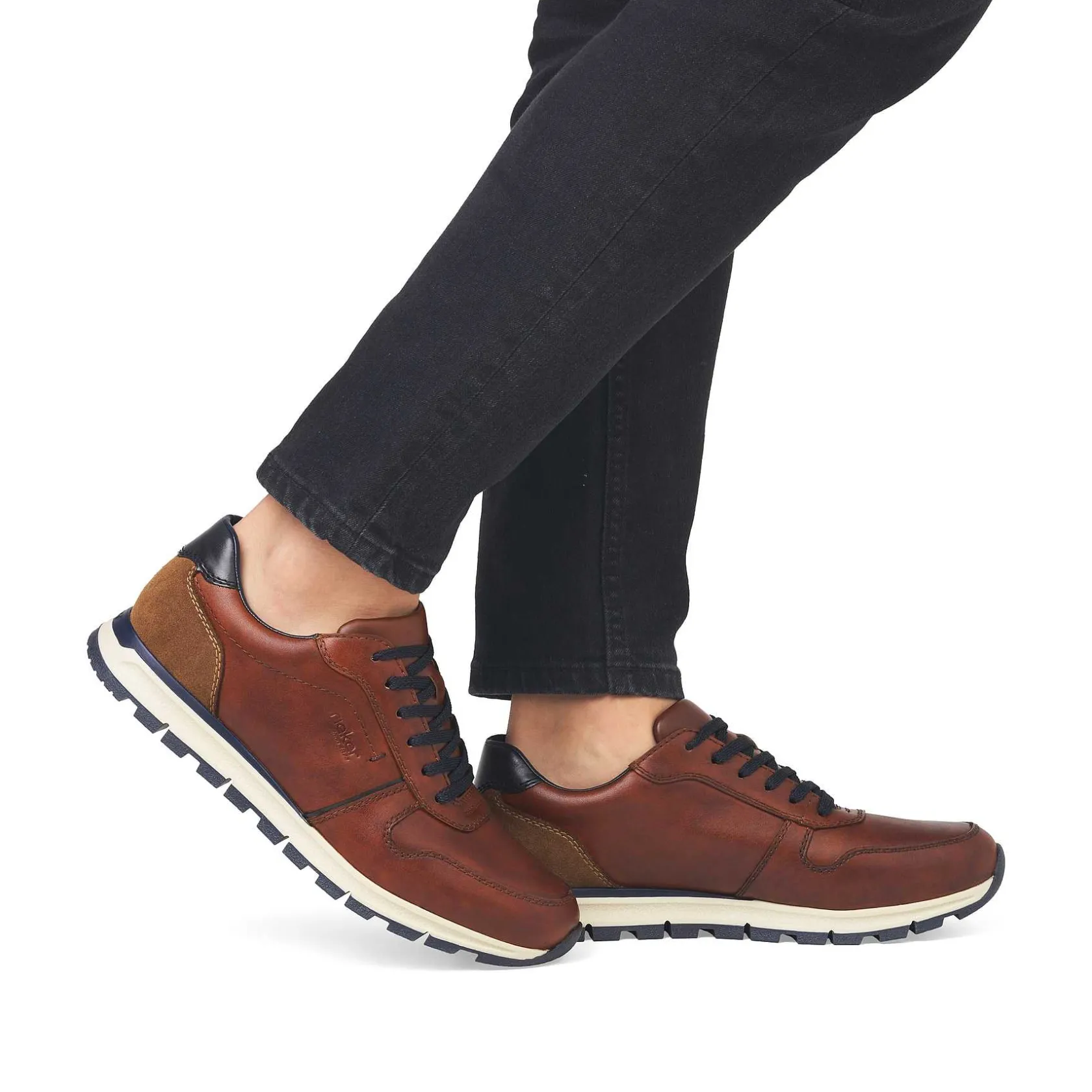 Rieker Sneakers-Men'S Low Sneaker Coffee Brown