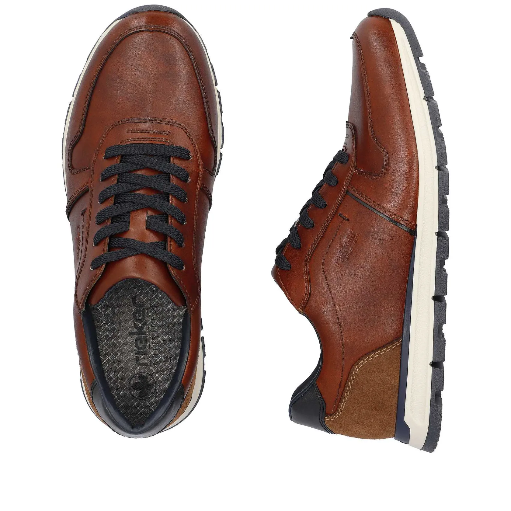 Rieker Sneakers-Men'S Low Sneaker Coffee Brown