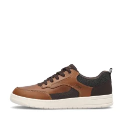 Rieker Sneakers-Men'S Low Sneaker Coffee Brown