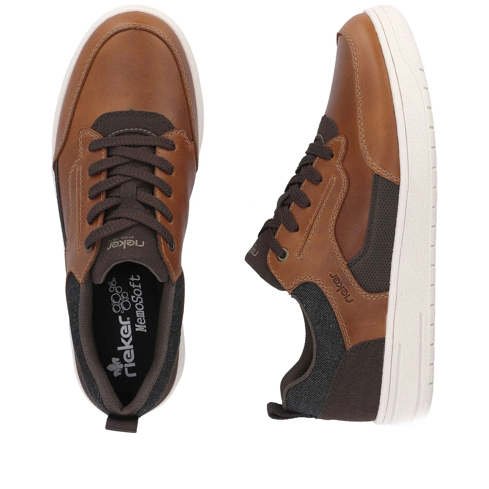 Rieker Sneakers-Men'S Low Sneaker Coffee Brown
