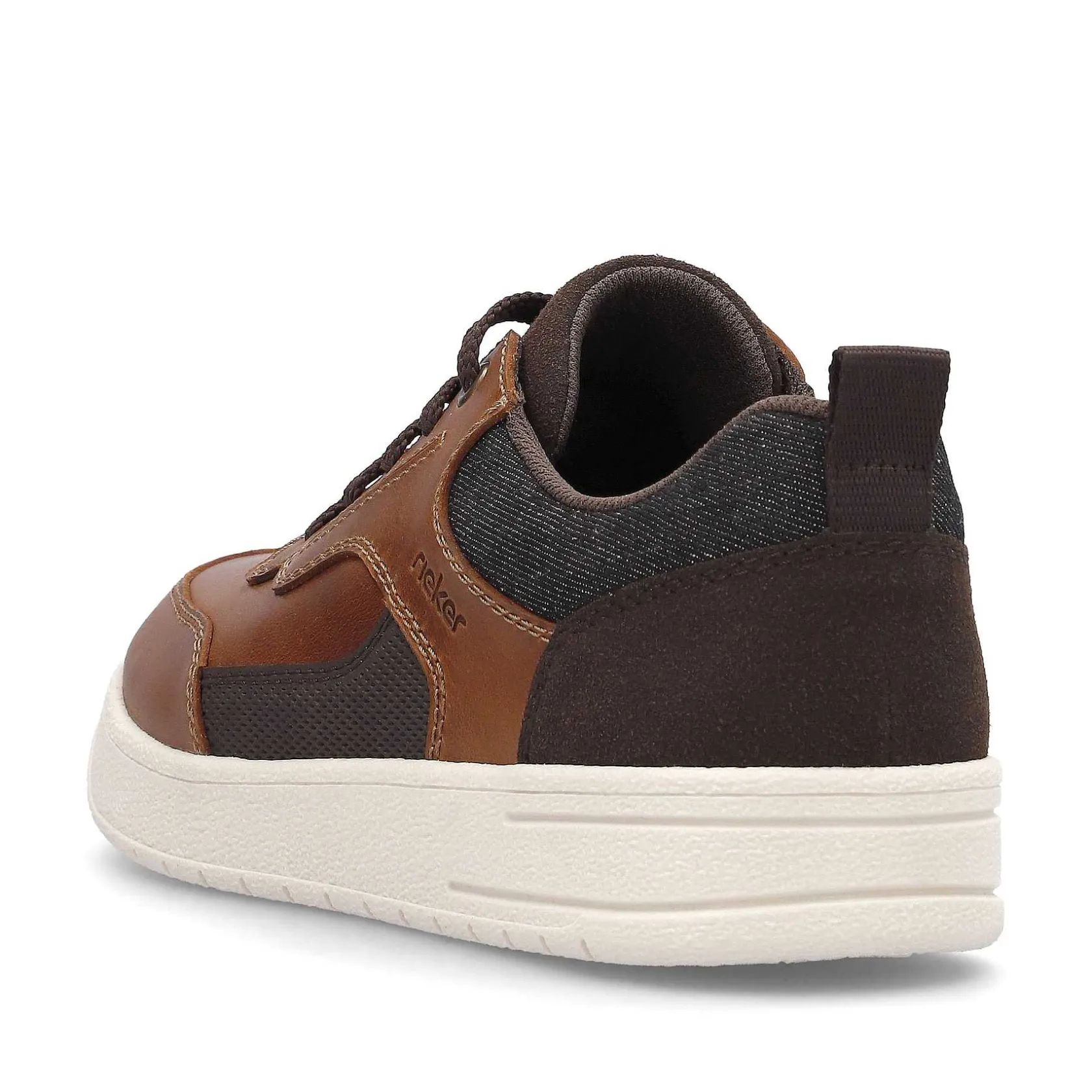 Rieker Sneakers-Men'S Low Sneaker Coffee Brown