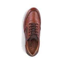 Rieker Business Shoes-Men'S Low Sneaker Red Brown