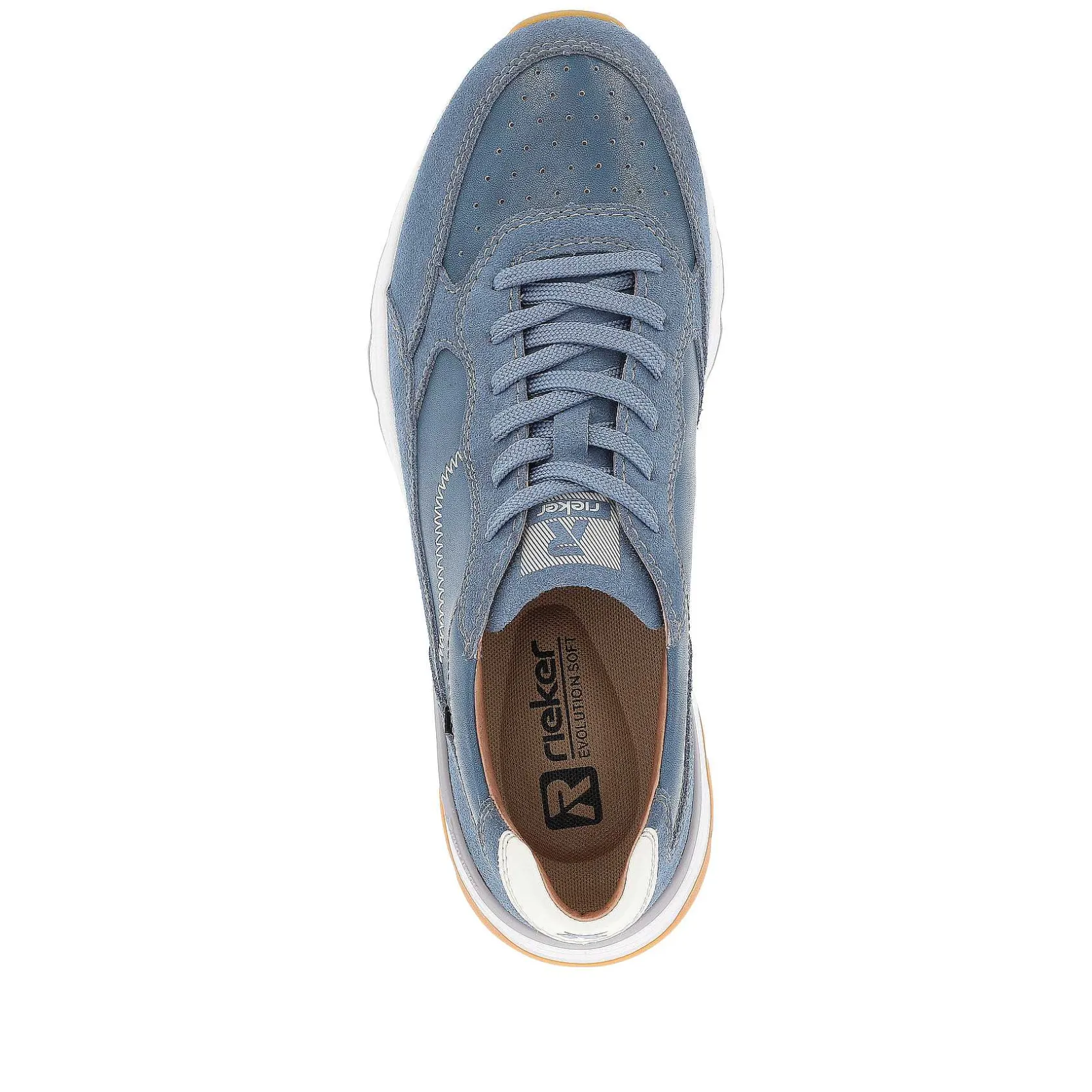 Rieker Sneakers-Men'S Low Sneakers Ocean Blue