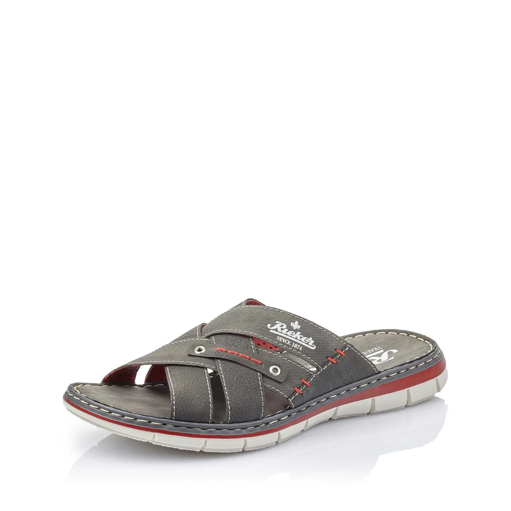 Rieker Mules & Slippers-Men'S Mules Anthracite