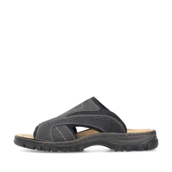 Rieker Mules & Slippers-Men'S Mules Black Gray