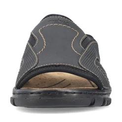 Rieker Mules & Slippers-Men'S Mules Black Gray