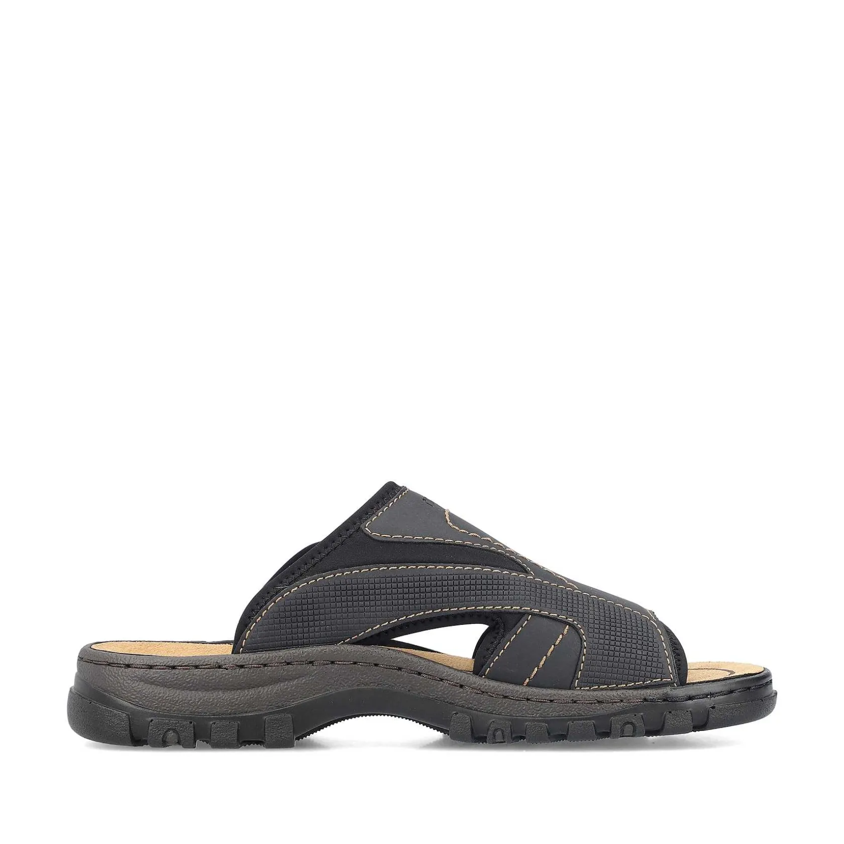 Rieker Mules & Slippers-Men'S Mules Black Gray