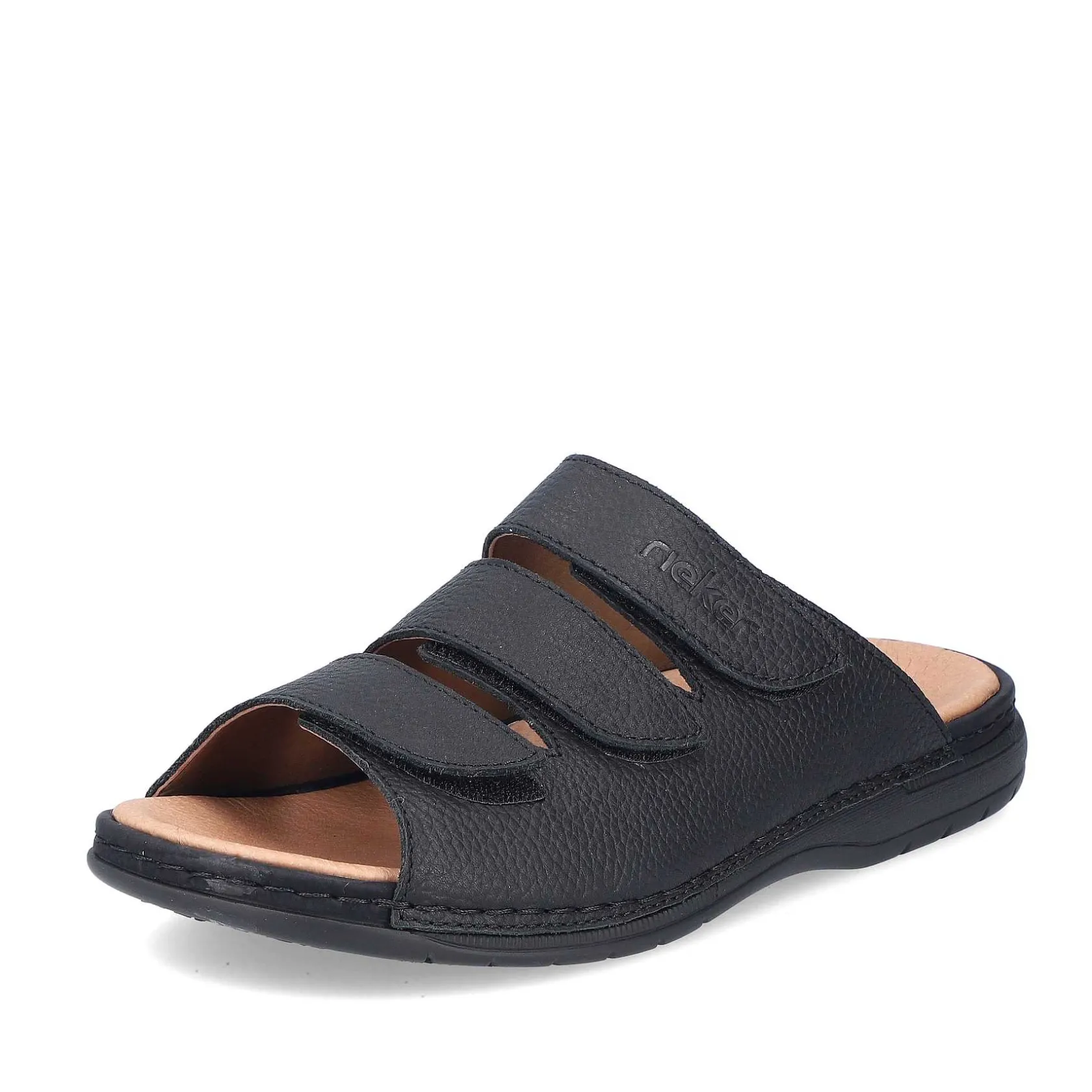 Rieker Mules & Slippers-Men'S Mules Black Gray