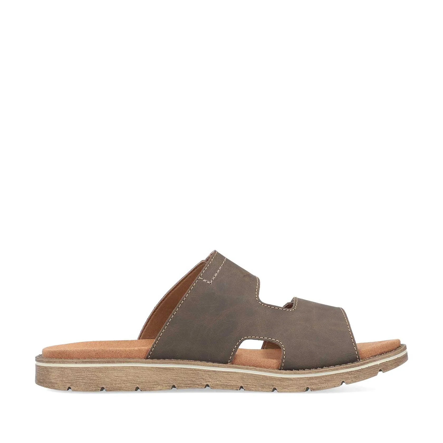 Rieker Mules & Slippers-Men'S Mules Brown Gray